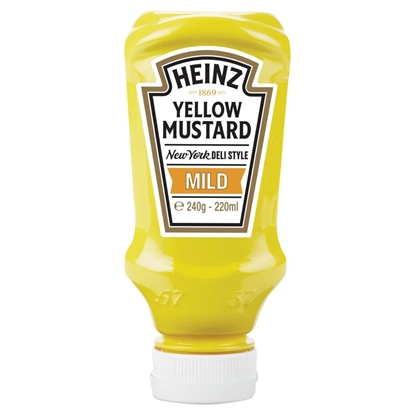 Picture of HEINZ YELLOW  MUSTARD MILD 220ML